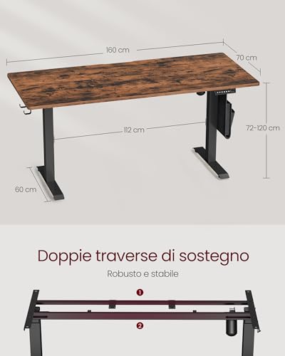 Thumbnail 1 de VASAGLE Escritorio Eléctrico Regulable con Memoria 🖥️