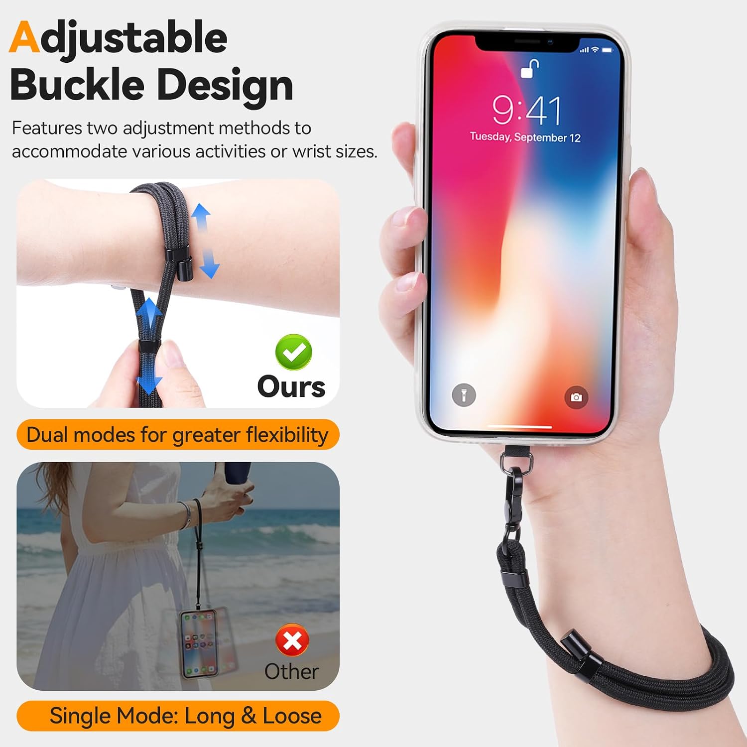 Detalle 2 de Joremx Phone Wrist Strap, 2-Pack