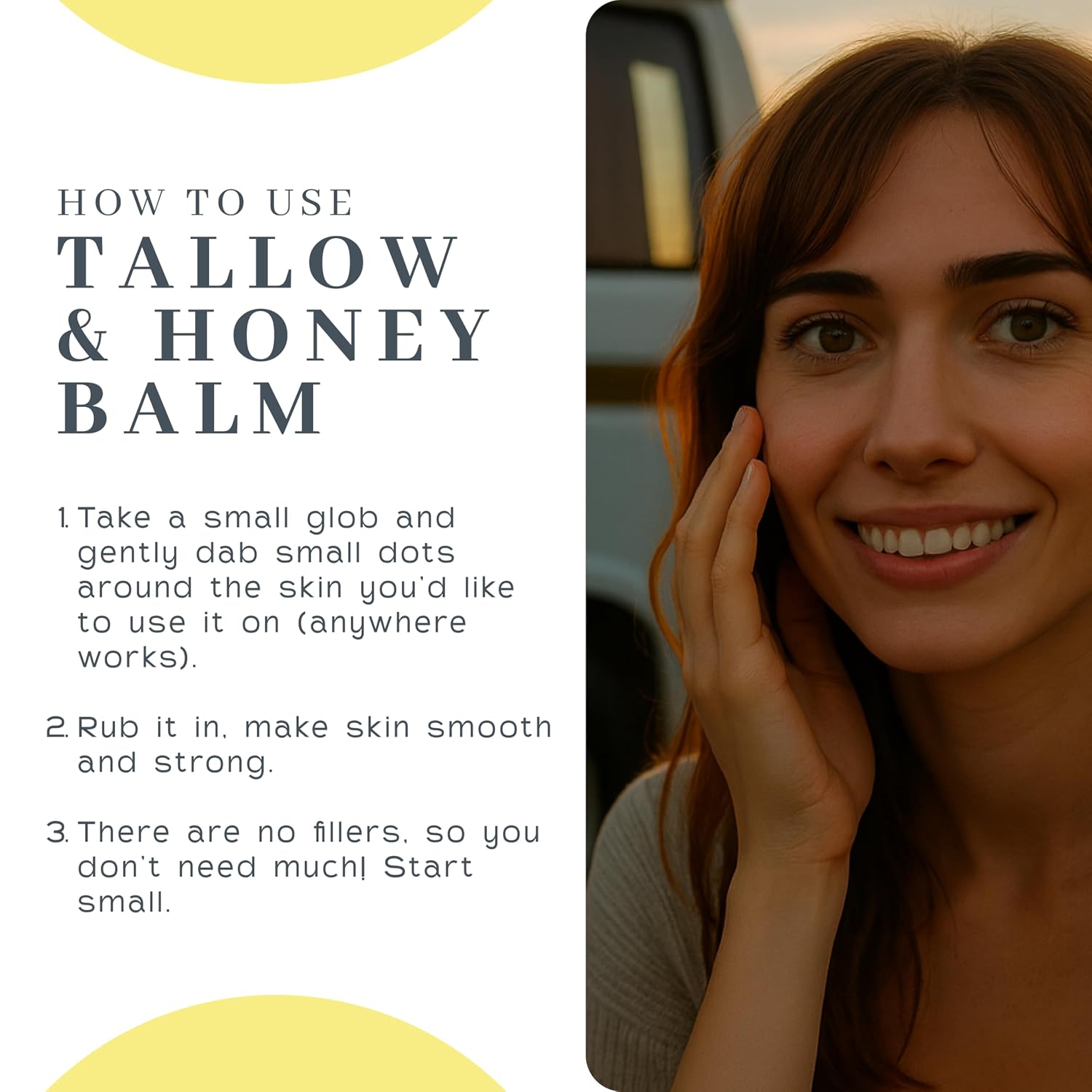 Thumbnail 2 de Vanman's Tallow and Honey Balm With No Added Scent – Fragrance-Free Face & Body Moisturizer