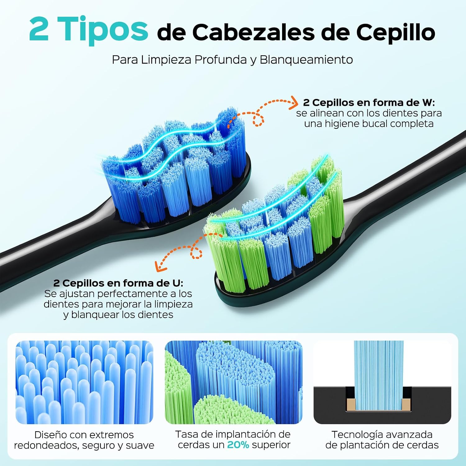 Thumbnail 6 de COSLUS C30 Cepillo de Dientes Eléctrico Sónico 5 Modos