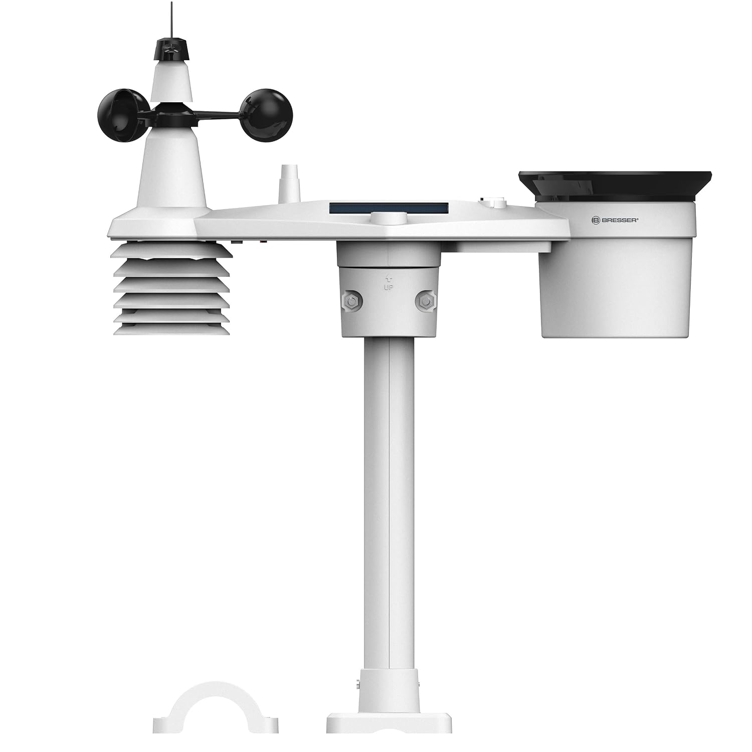 Detalle 2 de Bresser Wetterstation Funk mit Außensensor – WLAN-Wettercenter Profi-WSC mit 7‑in‑1-Sensor