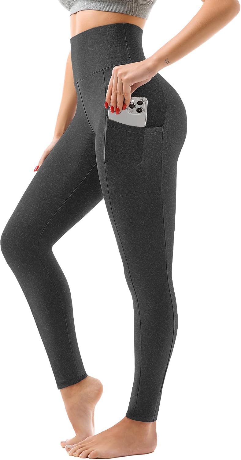 Thumbnail 6 de SINOPHANT High Waisted Leggings with Pockets — Full Length Yoga Pants