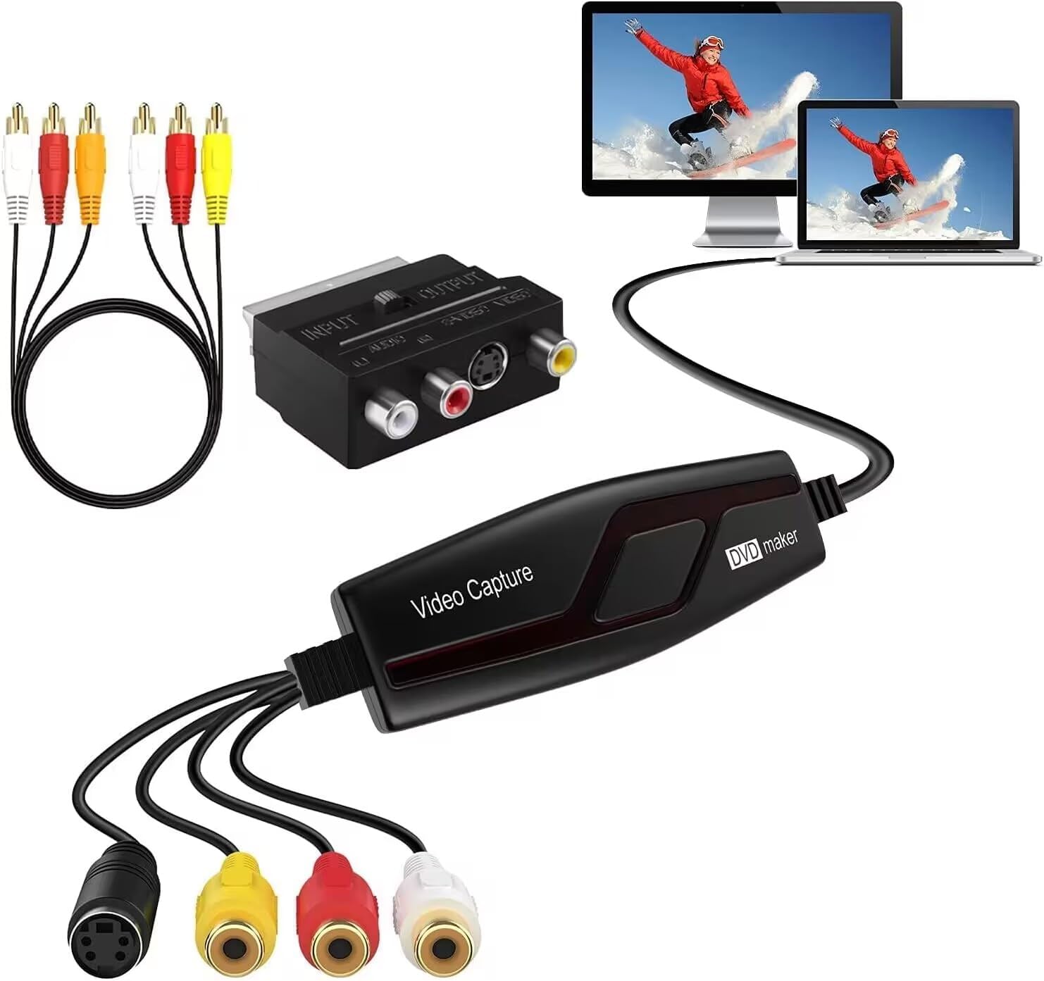 USB 2.0 Video Capture Card 720P für VHS