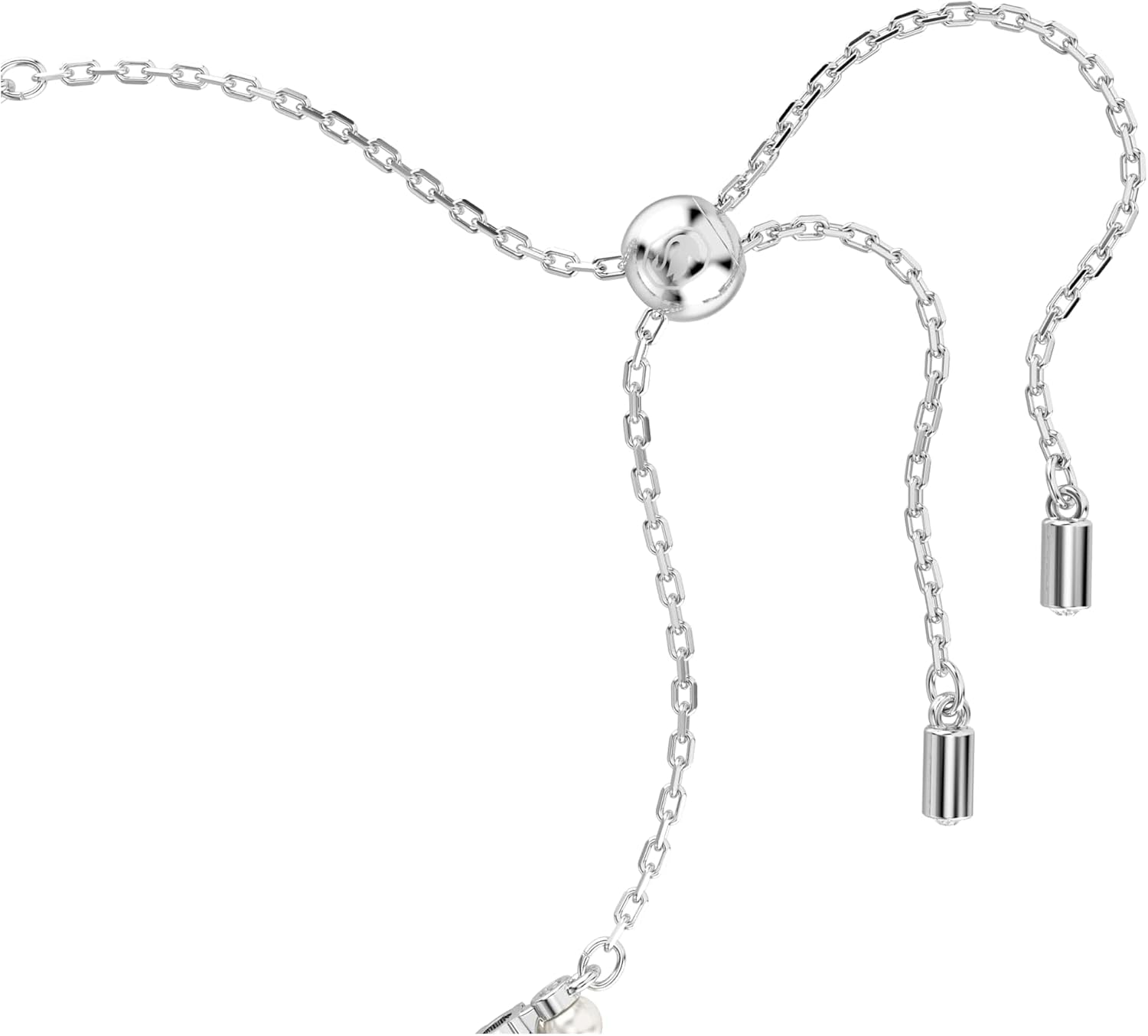 Thumbnail 2 de Swarovski Pulsera Tennis Matrix perla blanca, rodio 💍