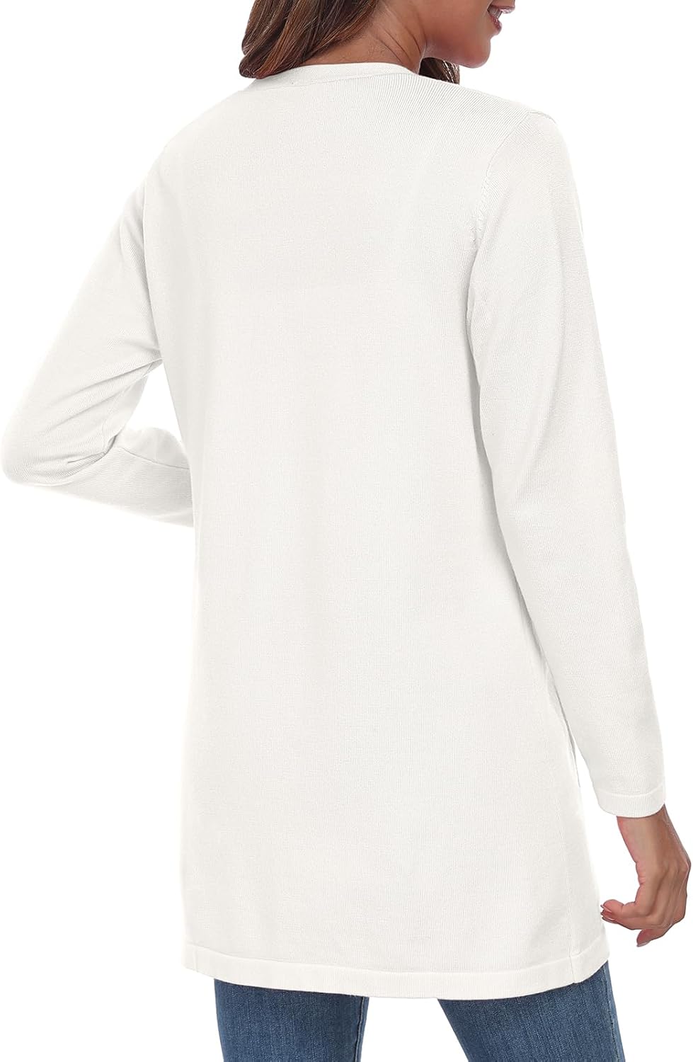 Thumbnail 4 de YUNDAI Women's Open Front Lightweight Cardigan with Pockets