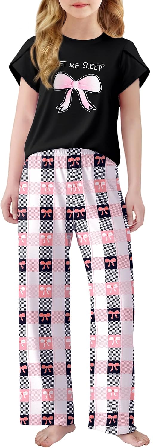 Detalle de Arshiner Girls' Pajama Set, Size 5-13