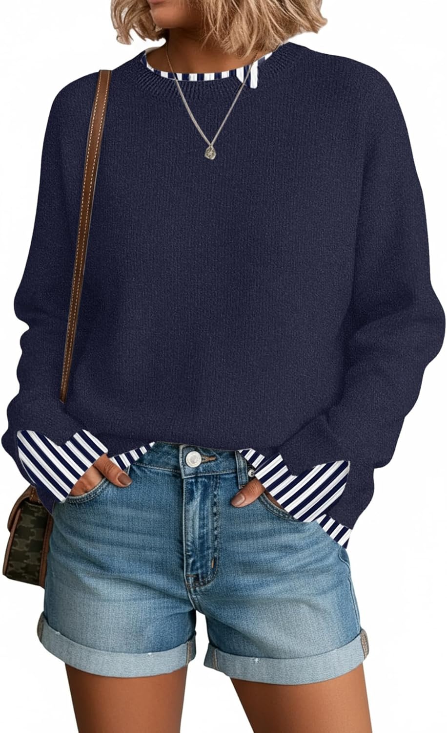 Thumbnail 3 de Disamer Womens Sweaters Cozy Oversized Pullover 2026