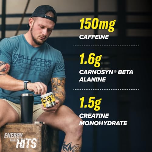 Detalle de C4 Original 60 raciones — preentrenamiento 150 mg cafeína 🍹