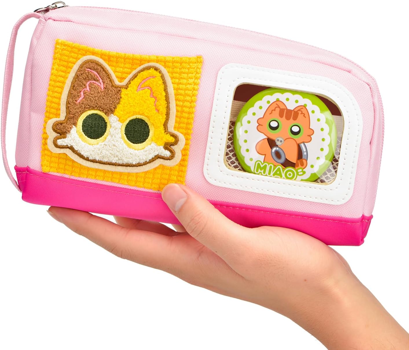 Thumbnail 3 de Pencil Case Large Capacity Adorable Cat Pencil Pouch – Pink