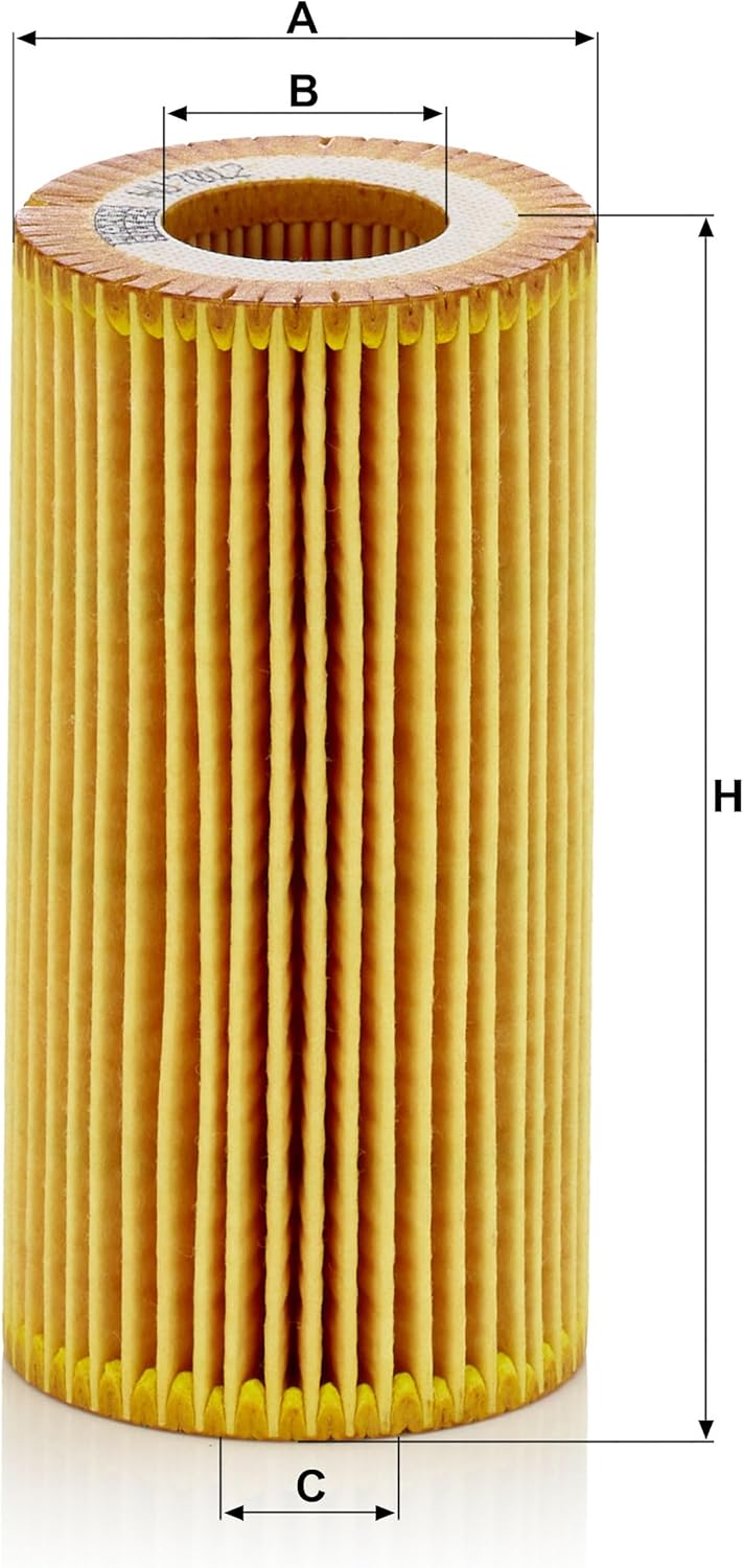 Detalle de MANN-FILTER HU 7012 z — Filtre à huile premium pour véhicules de tourisme et utilitaires