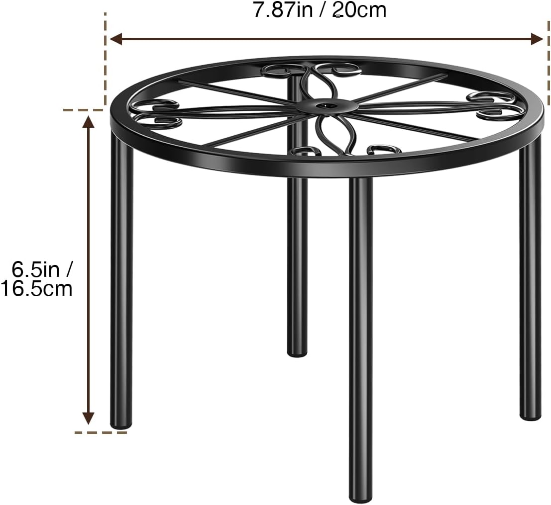 Thumbnail 4 de Josmimic 2 Pack Metal Plant Stand 20 cm plant holder