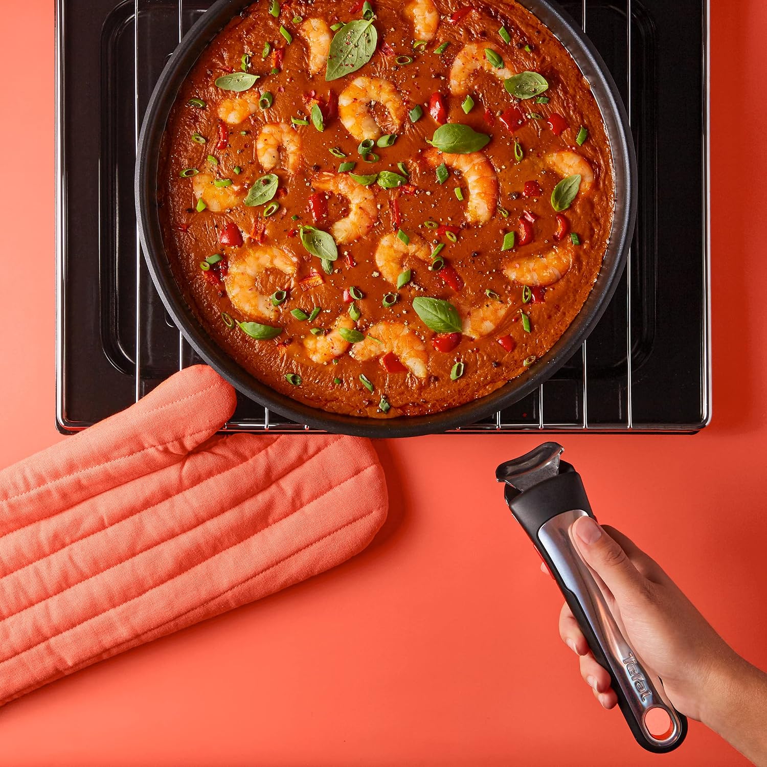 Detalle 2 de Tefal Ingenio Poignée Amovible Premium Noire pour Ustensiles de Cuisine