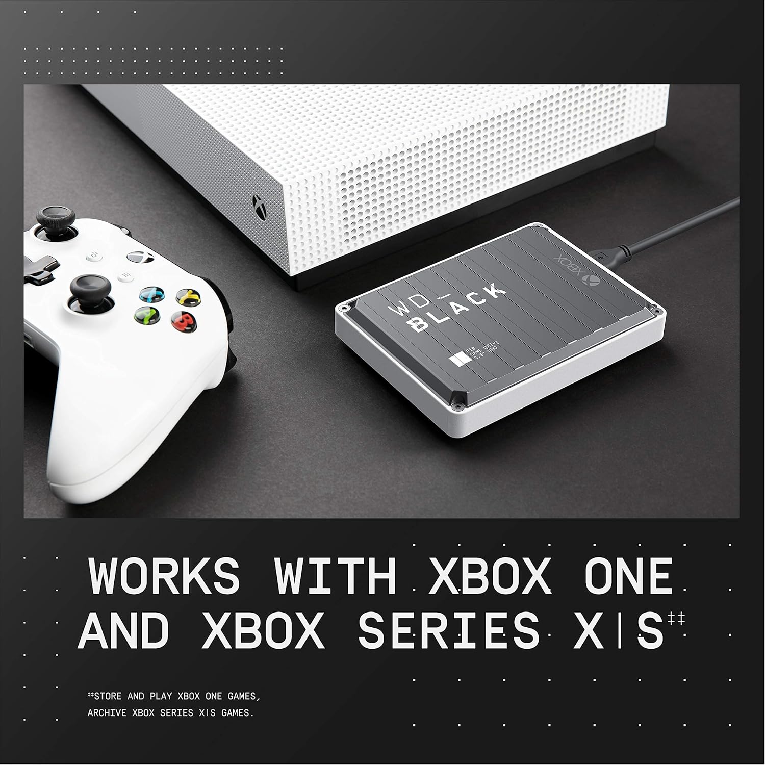 Thumbnail 1 de WD_Black P10 Xbox 6TB HDD portátil con Game Pass