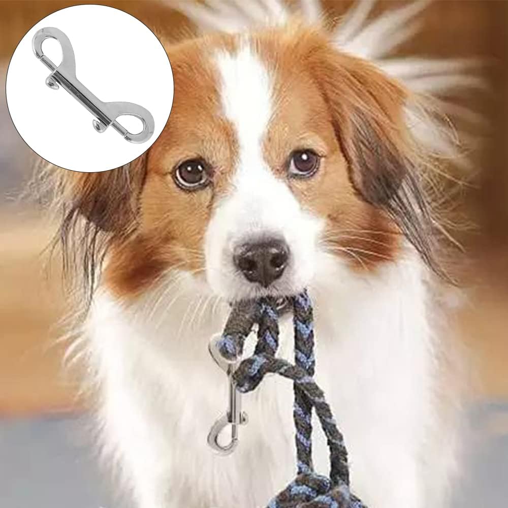 Thumbnail 6 de Bhogmeg 2-Pack Double-Ended Bolt Snap Hooks (Zinc Alloy) for Diving Clips, Leashes and Tack