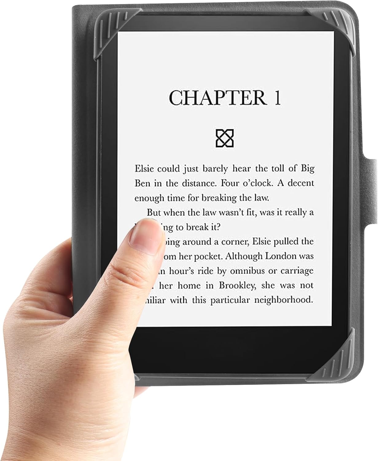 Thumbnail 5 de HGWALP Universal Case for 6.8–7 Inch eReaders (PU Leather, Stand) – Green