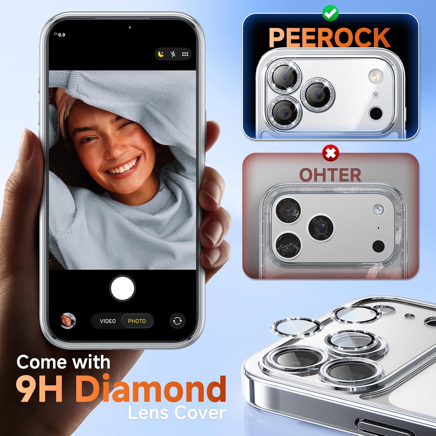 Thumbnail 2 de Magnetic for iPhone 17 Pro Max Case Glitter