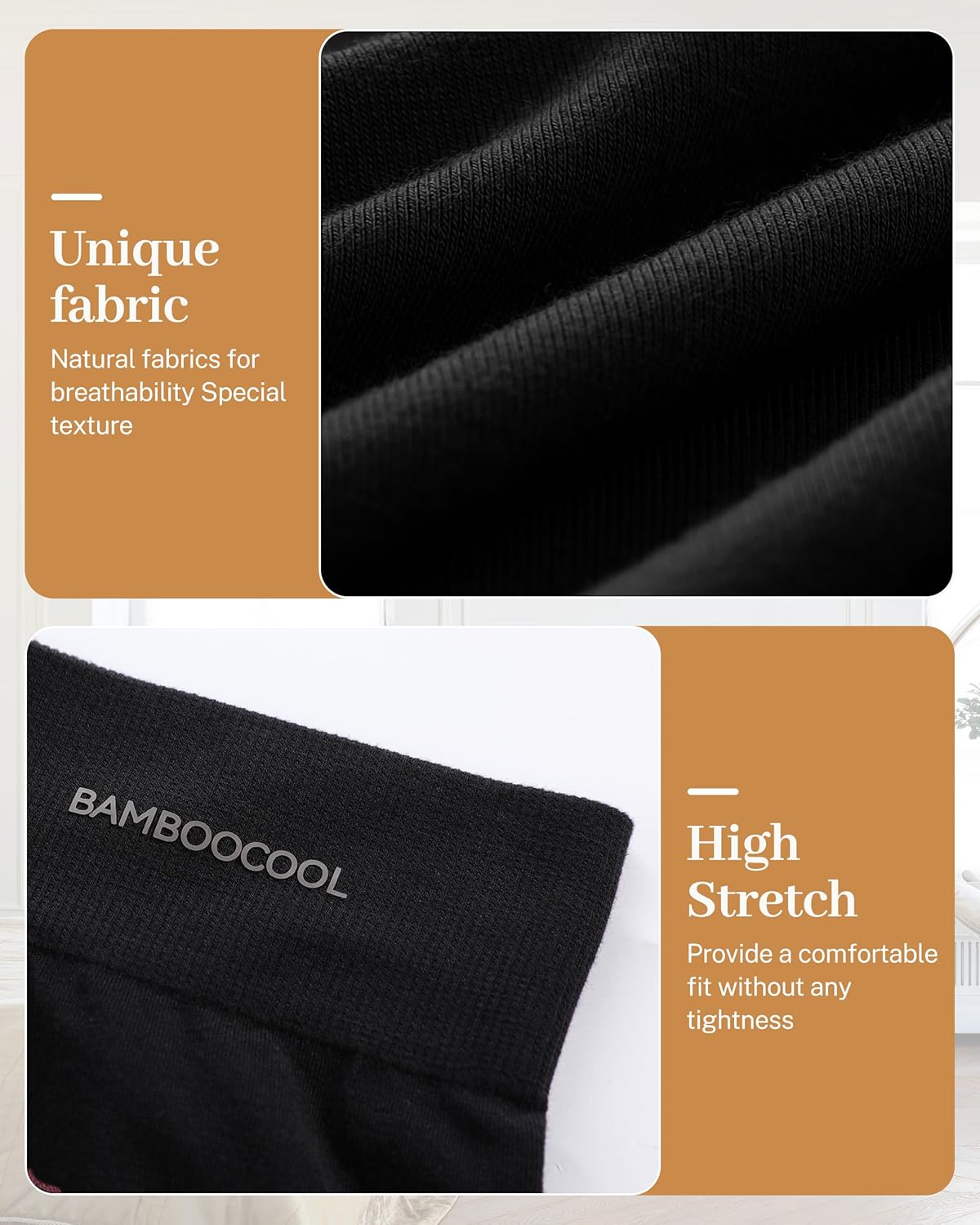 Thumbnail 4 de BAMBOO COOL Womens Boyshorts 5-Pack underwear 🩲