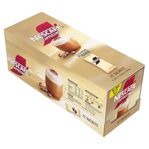 Thumbnail 1 de NESCAFÉ Cappuccino Instant Coffee Sachets – 72 x 15.5g