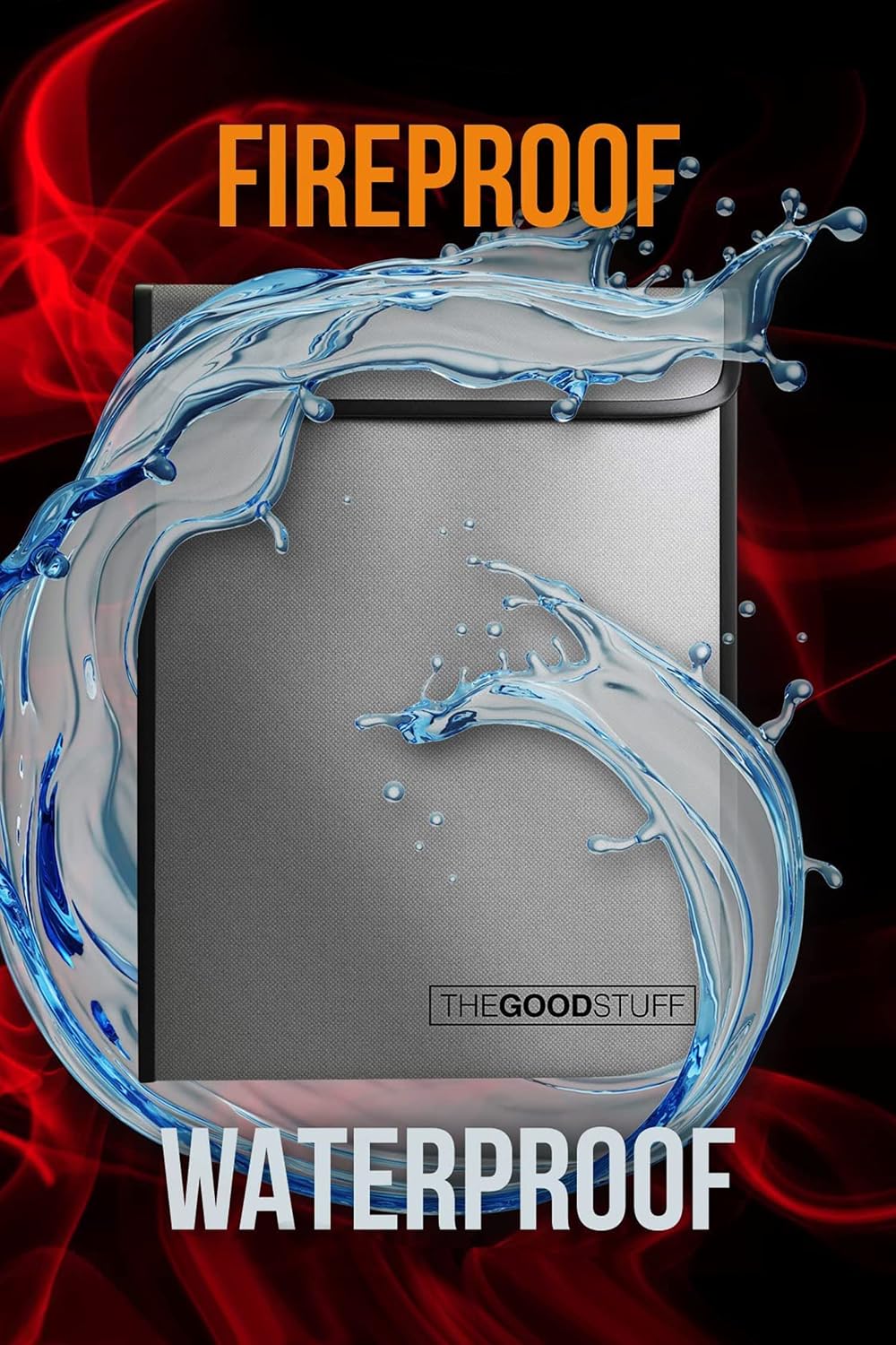 Thumbnail 3 de The Good Stuff TGS FIREBAG Fire-Resistant Document Bag, 15 x 11 in, 2000°F
