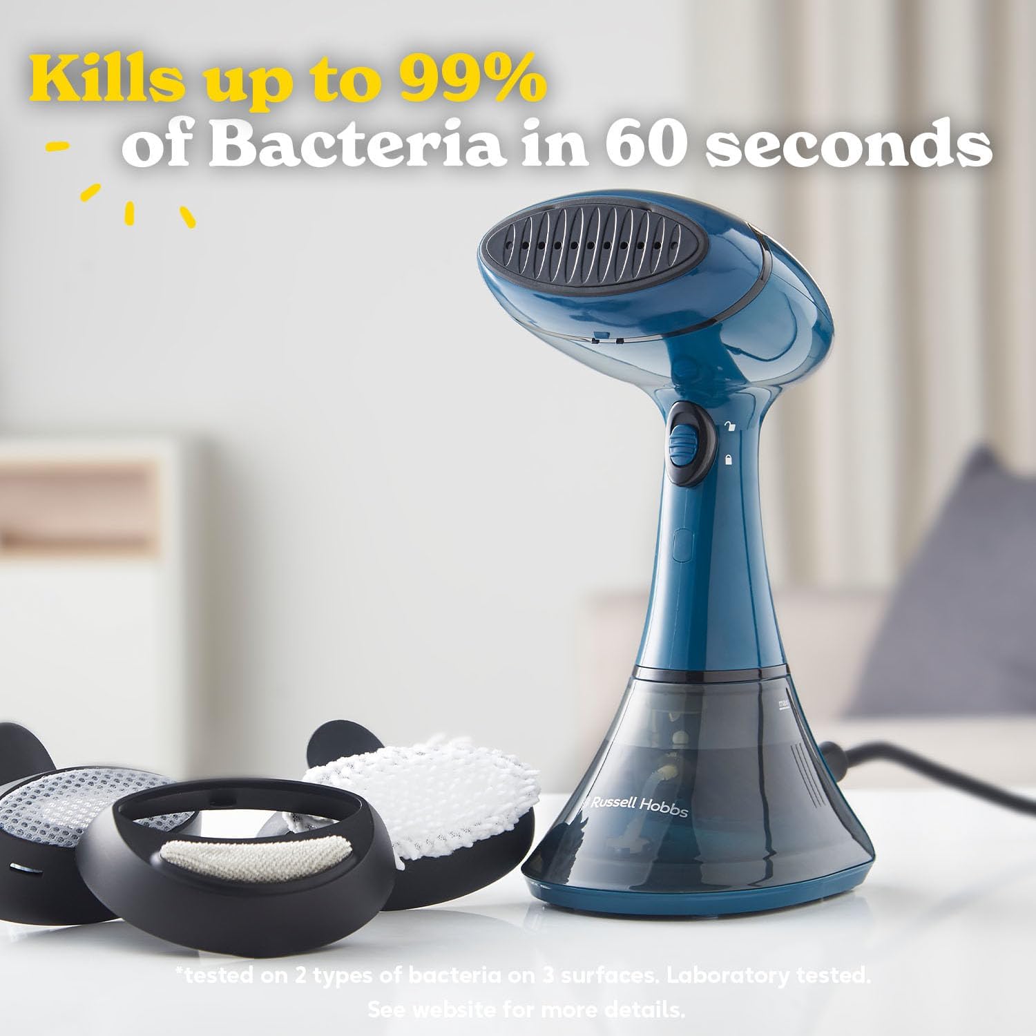 Detalle 2 de Russell Hobbs Steam Genie handheld steamer 1600W