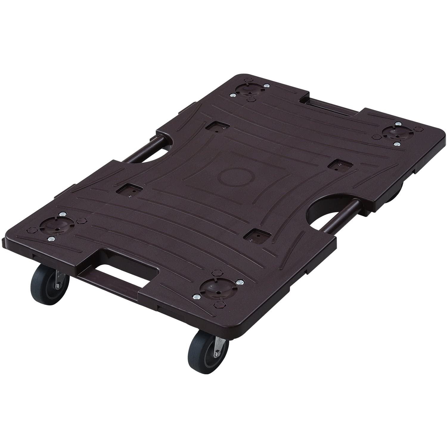 山善 NTRL-E65DB スマート連結平台車 60×40cm、エラストマーキャスター・耐荷重100kg