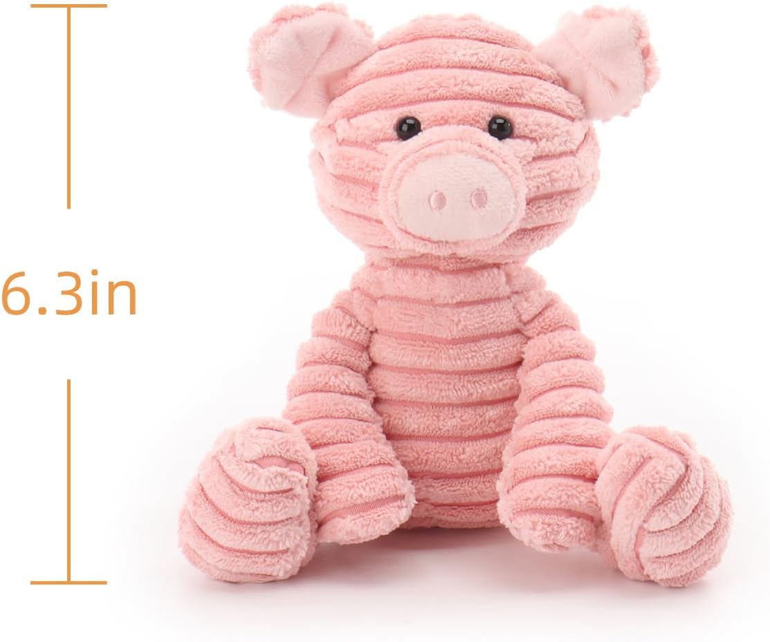 Thumbnail 4 de Apricot Lamb Corduroy Pig Piglet 16cm Plush Toy