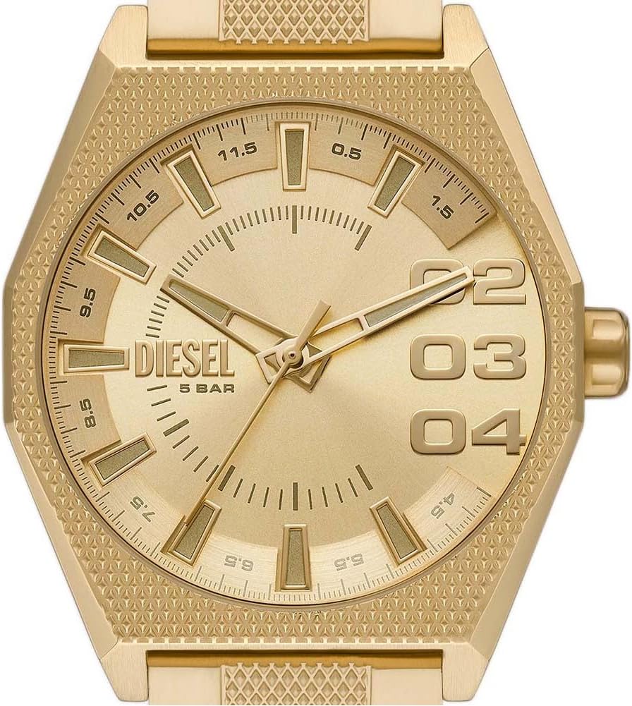 Thumbnail 3 de Diesel Scraper: orologio da uomo con movimento al quarzo, cinturino intercambiabile in silicone, acciaio o pelle