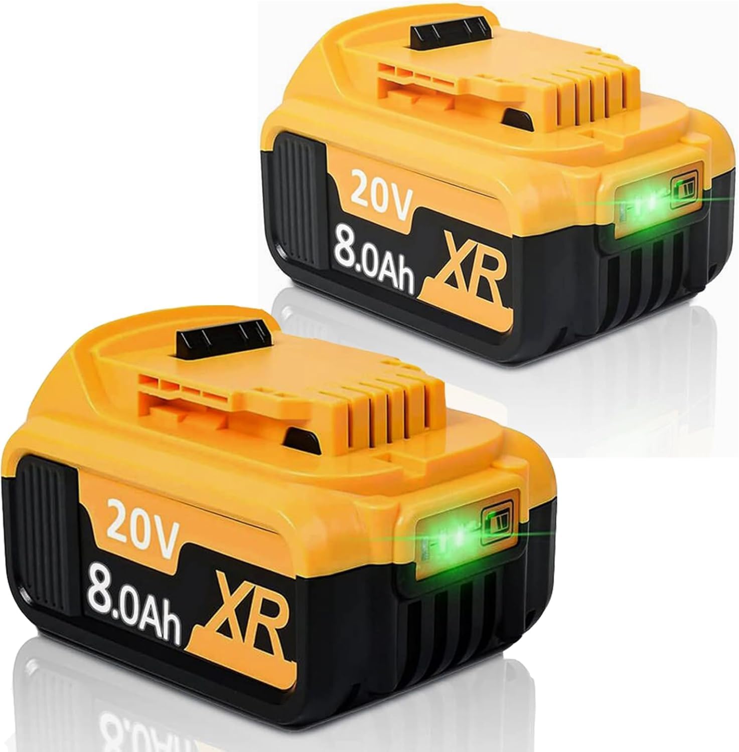Thumbnail 6 de 2x 18V 5.5Ah DCB182 Li-Ion Replacement Battery for Dewalt 18V Tools