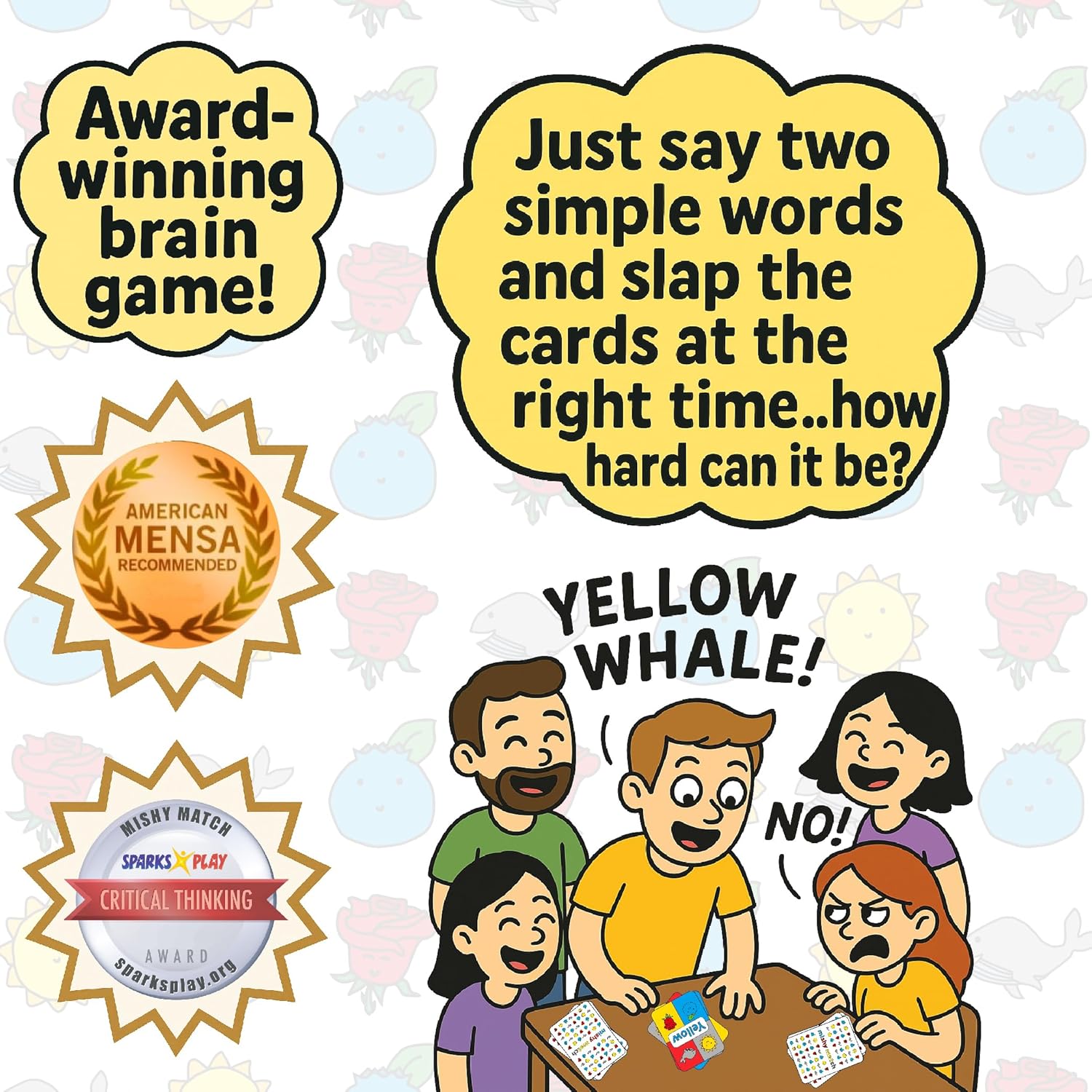Detalle de Mishy Match party card game ๐ฒ
