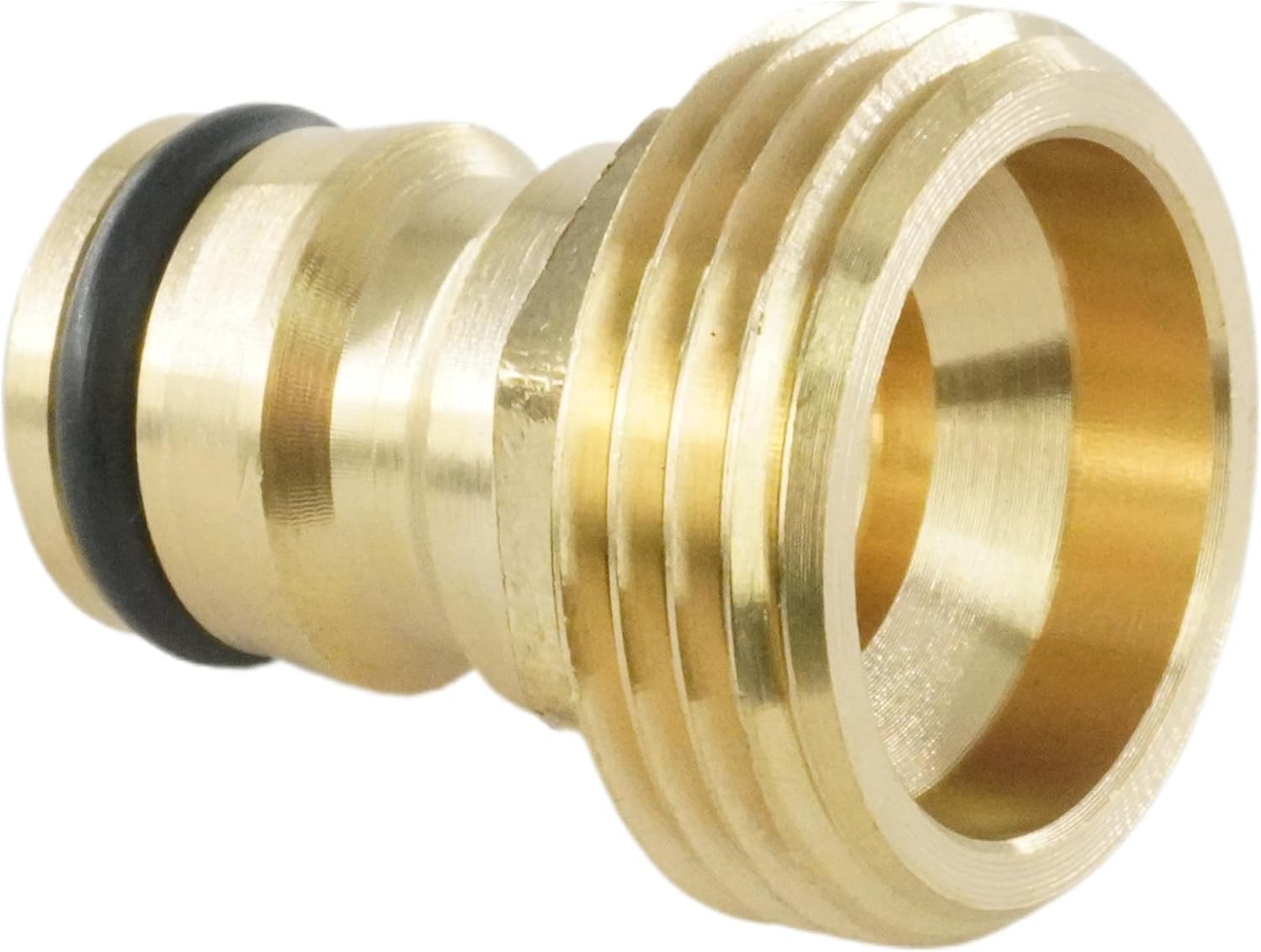 Thumbnail 1 de Hydrogarden 2 Pieces Garden Hose Quick Connector with Brass 1 Inch Male Thread
