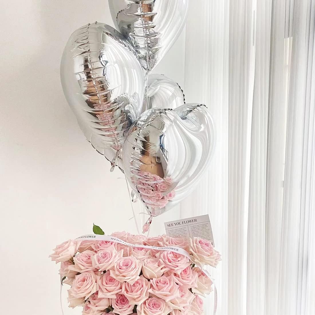 Thumbnail 5 de Ballons cœur or 20 pièces 🎈