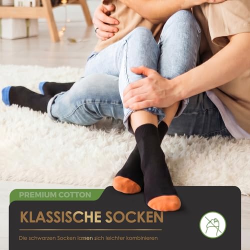 Thumbnail 5 de FALARY Baumwoll-Socken 12 Paar, Größe 35-38, weiß – Herren und Damen