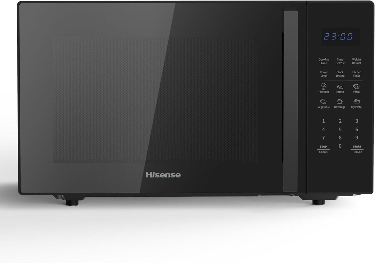 Detalle de Hisense H29MOBS9H: Microondas Digital de 29 L con Cocción Multifase y Revestimiento Cerámico