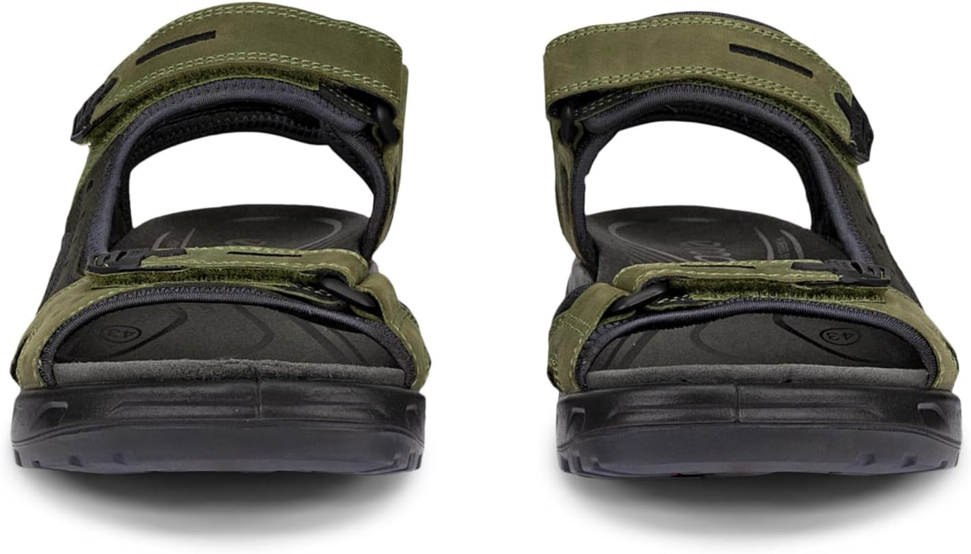 Detalle de ECCO Mens 2026 Offroad Yucatan Lightweight Flexible Durable Leather Sandals