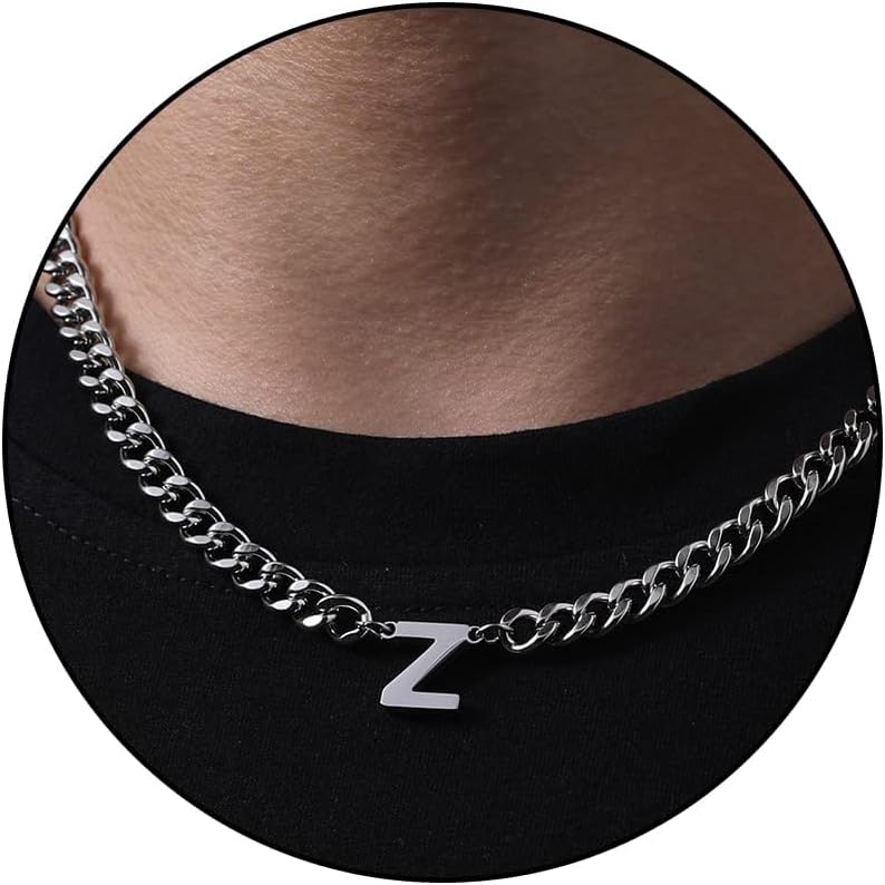 Detalle de Esmoly Collana Uomo Cuban 18+2 Argento Oro Nero