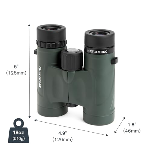 Thumbnail 8 de Celestron 71330 Nature DX 8x32 jumelles BaK-4 vertes đź”