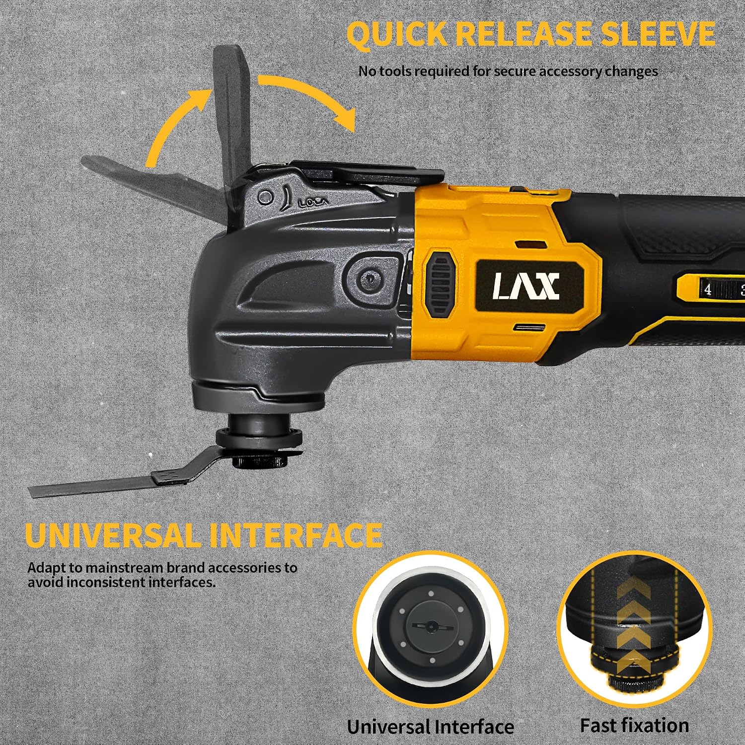 Thumbnail 1 de Oscillating Multi Tool for DeWalt 18V Battery – 21‑Piece Accessory Kit
