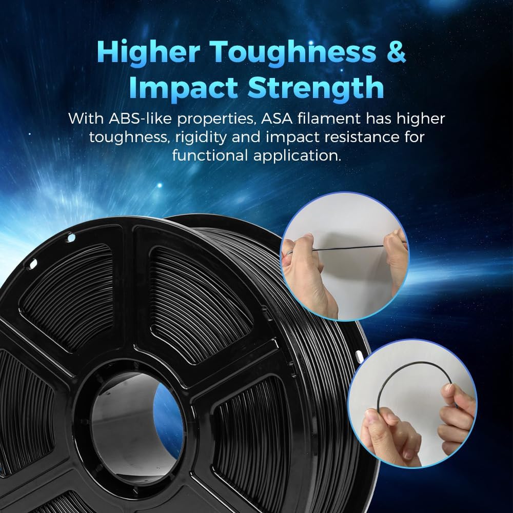 Thumbnail 4 de FLASHFORGE ASA Filament 1.75mm (Anti-UV) for FDM Printers