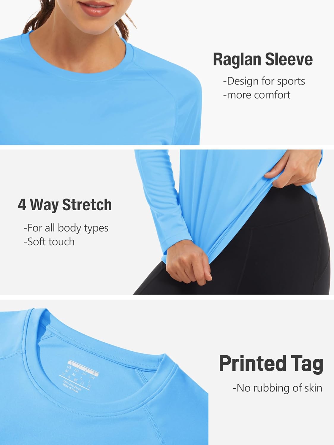 Thumbnail 5 de UV protection long sleeve top UPF 50+