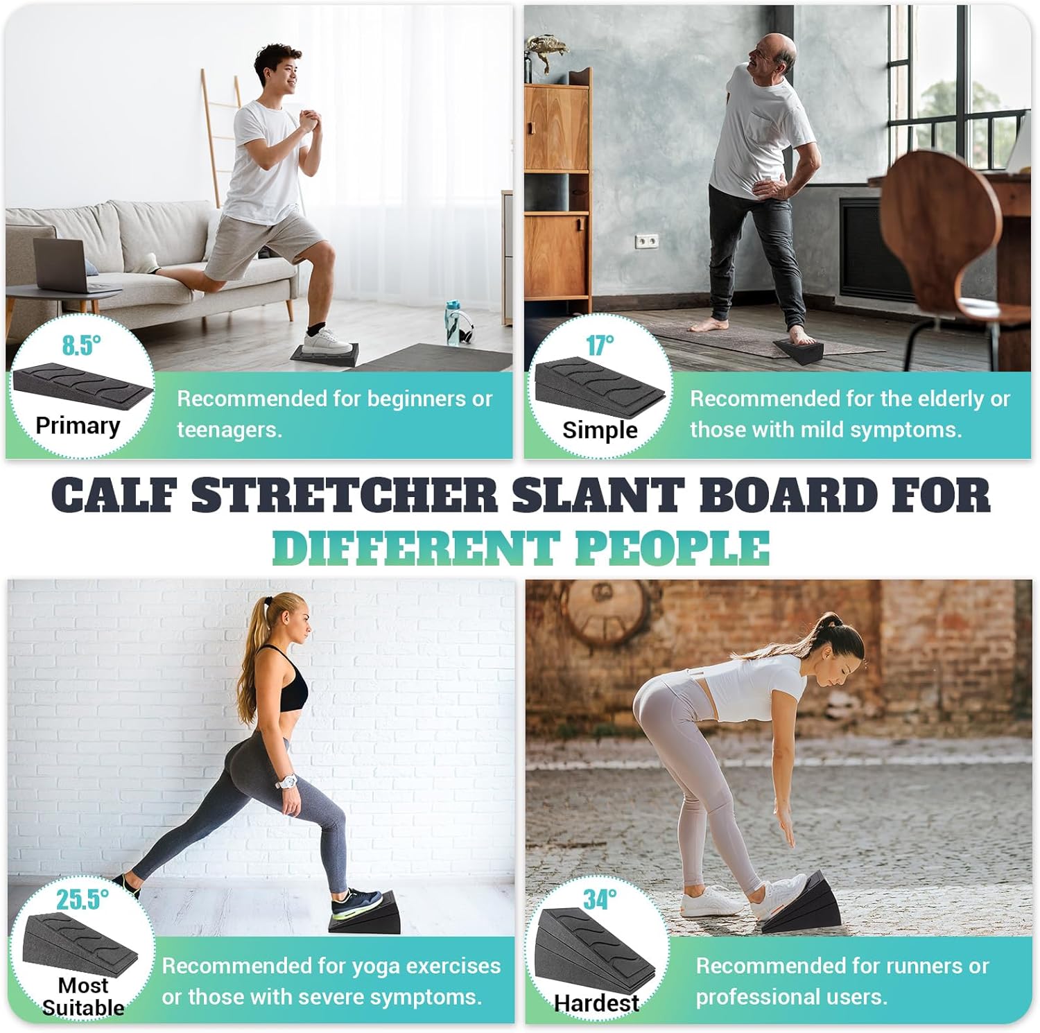 Thumbnail 5 de Slant Board calf wedge, 480 lbs capacity