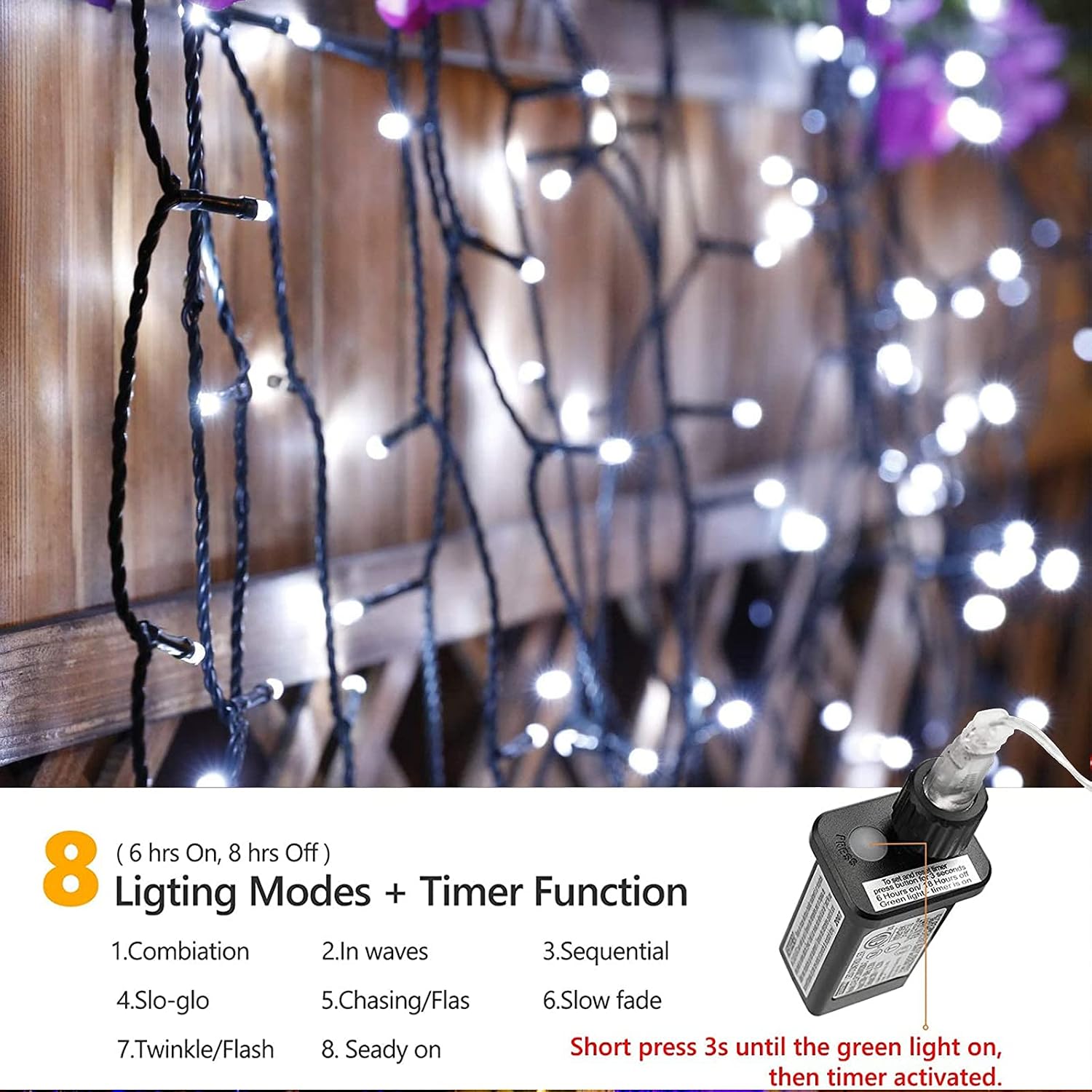Detalle 2 de Christmas String Lights, 300 LEDs