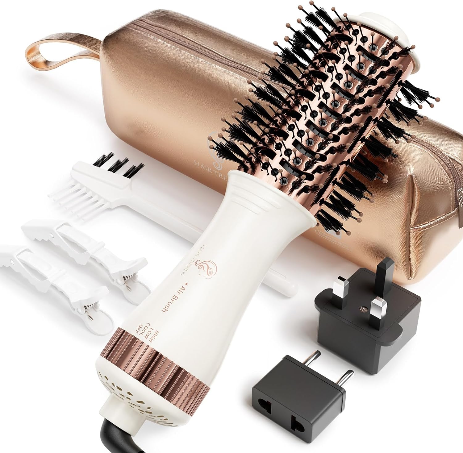 Detalle de Hair Trends 2in Travel Hot Air Brush 💇♀