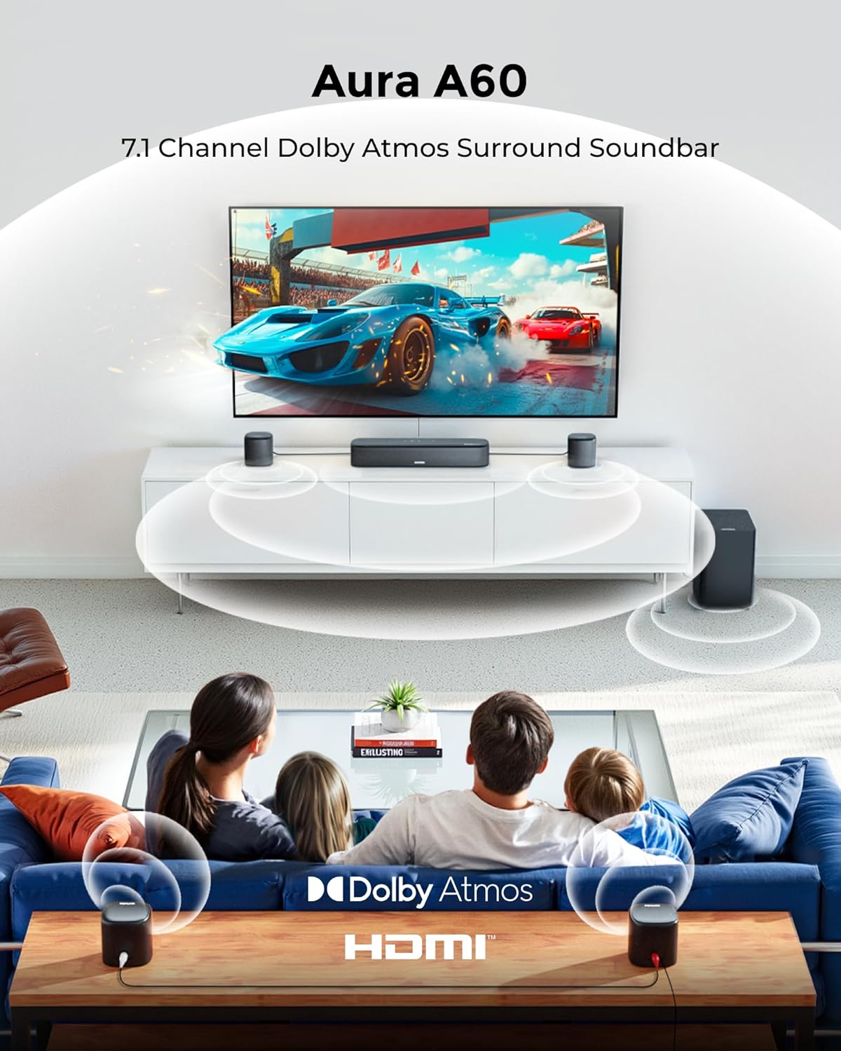 Detalle 2 de ULTIMEA Aura A60 7.1ch Sound Bar