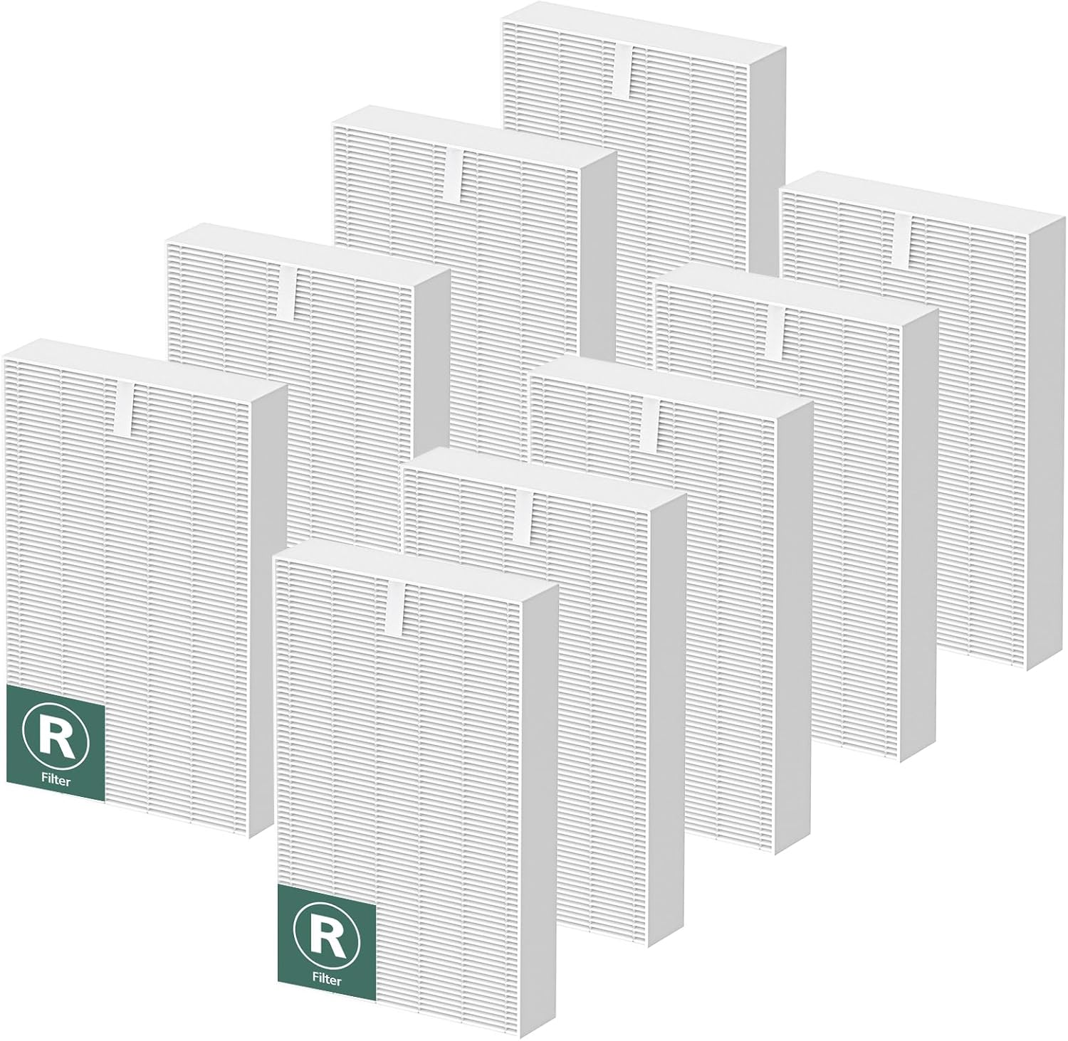 HPA300 HEPA Air Purifier Filter Replacement (R Filter) for Honeywell HPA100/200/300 and 5000 Series, HRF-R1/R2/R3 — 9 Pack