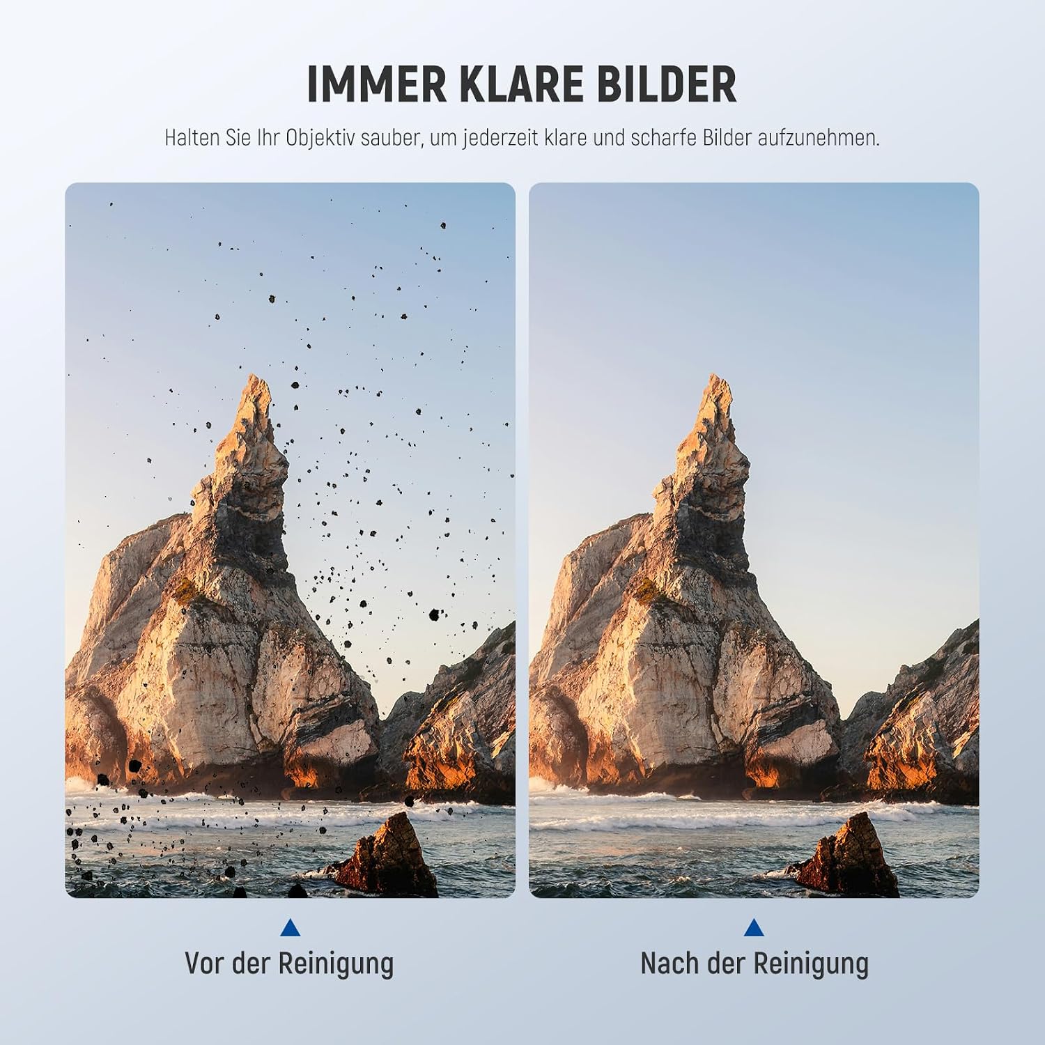 Thumbnail 3 de NEEWER 2 in 1 Kamera-Reinigungsset HM-50: Luftbläser + Reinigungstuch für Objektive, Sensoren und Displays