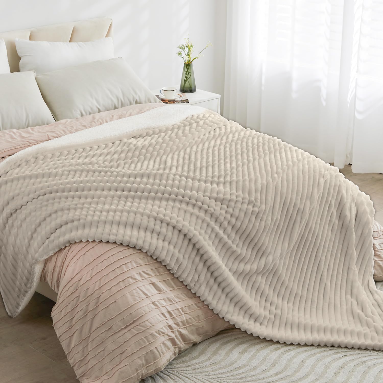 Thumbnail 5 de BEDELITE Kuscheldecke 150x200 flauschig XL Decke 🧣