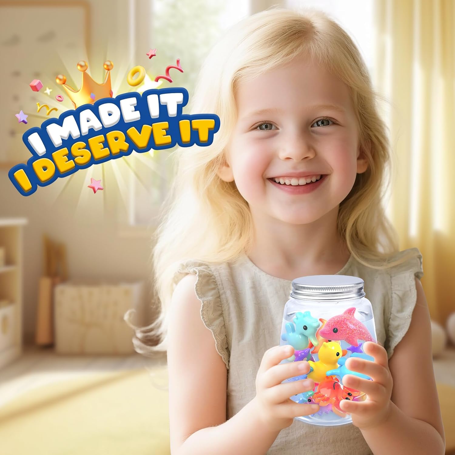 Thumbnail 5 de Magic Water Elf Toy Craft Kit for Kids: DIY Aqua Fairy Water Pets & Squishy Maker