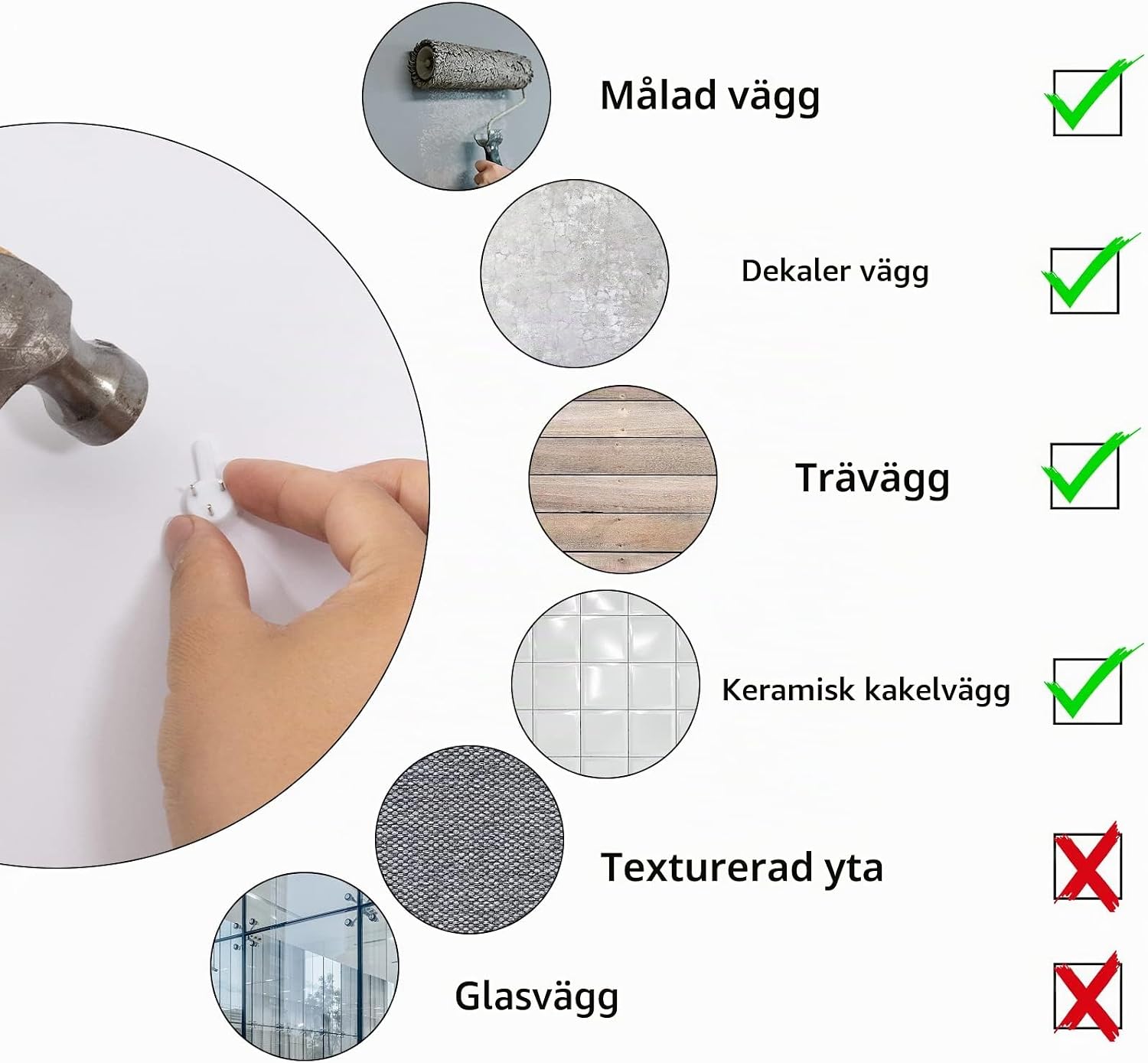 Detalle 2 de Warminn 3D DIY Large Wall Clock – ramlös väggklocka med romerska siffror