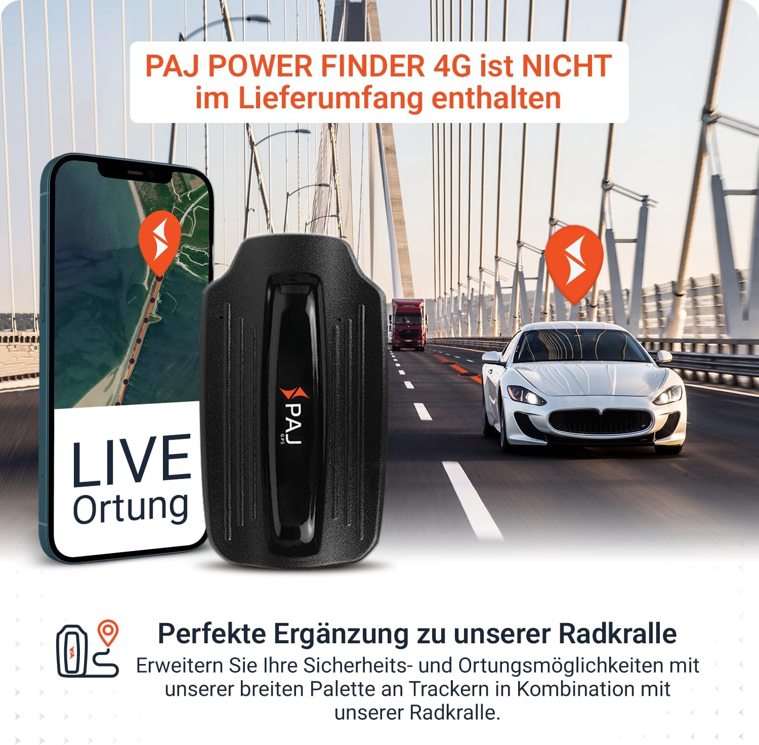 Thumbnail 2 de PAJ LOCK Radkralle – Wegfahrsperre für Autos, LKWs, Anhänger, Motorräder und mehr
