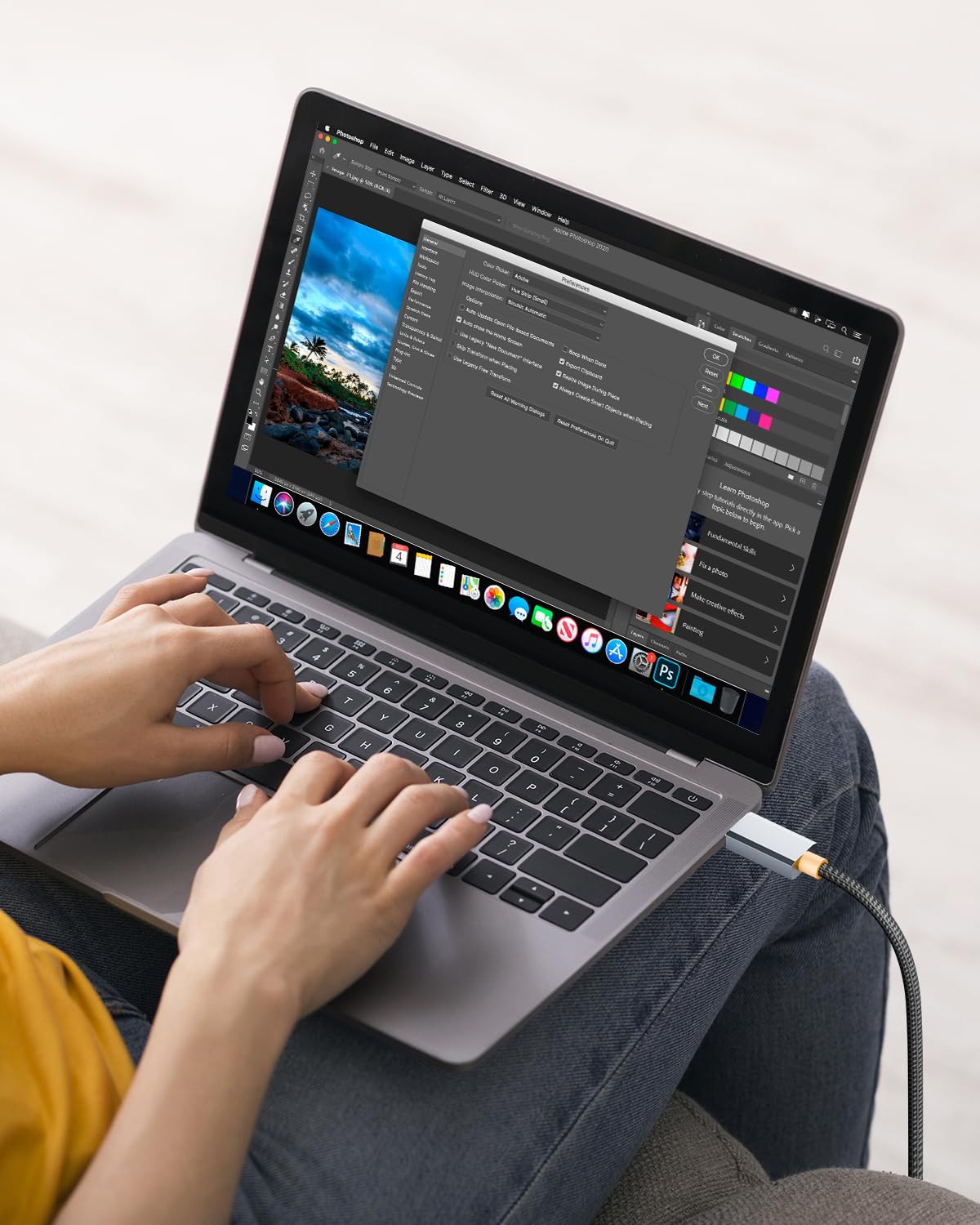 Thumbnail 6 de AGFINEST 240W USB-C to USB-C cable (USB 3.2 Gen 2x2, 20Gbps, 4K@60Hz, 2m)